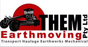 Them Earthmoving Pty Ltd Logo